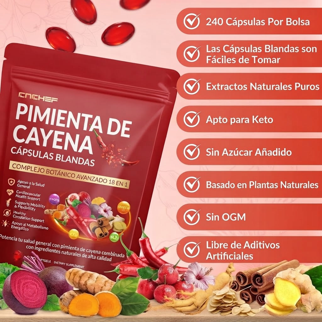 Cayenne Pepper Vivonu X 120 Softgels