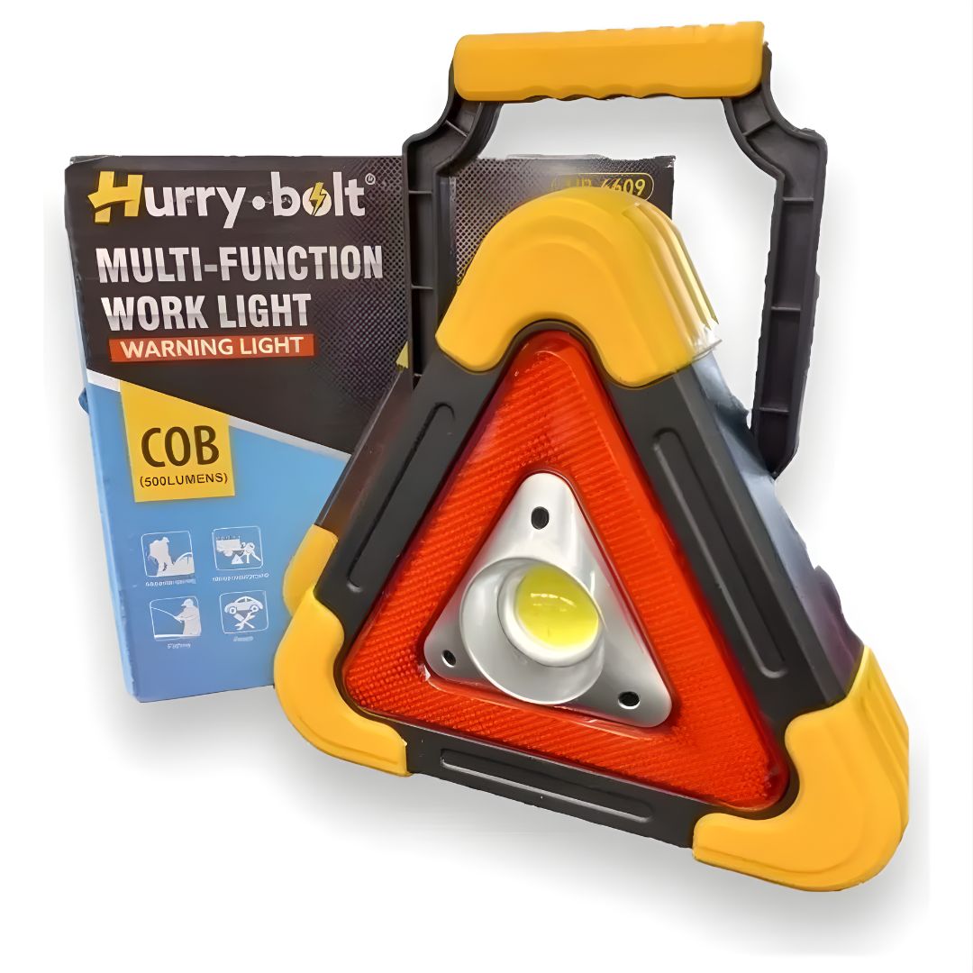 Triángulo de Carretera LED Recargable – Señaliza y Hazte Visible en Emergencias