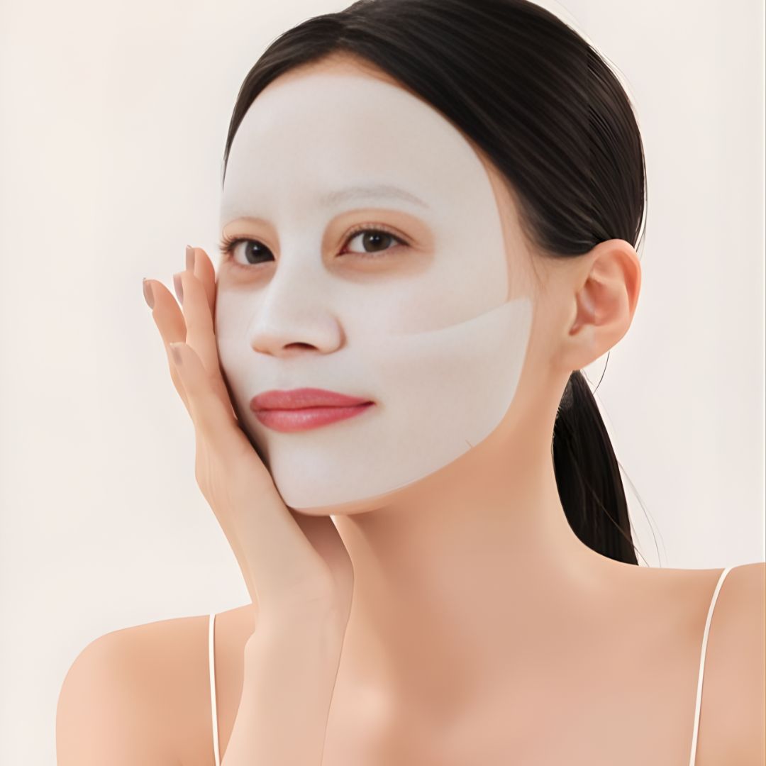 Máscara Facial HidraGlow (Sheet Mask) Kit incluye 4 sobres de Mascarilla