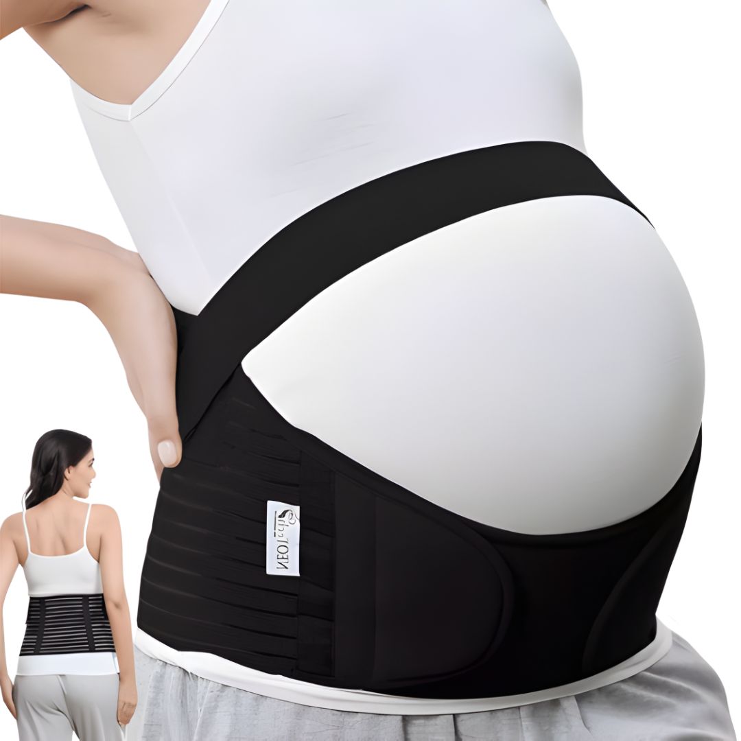 Elevara™ Belly Band – Soporte suave y adaptable para tu embarazo con libertad de movimiento