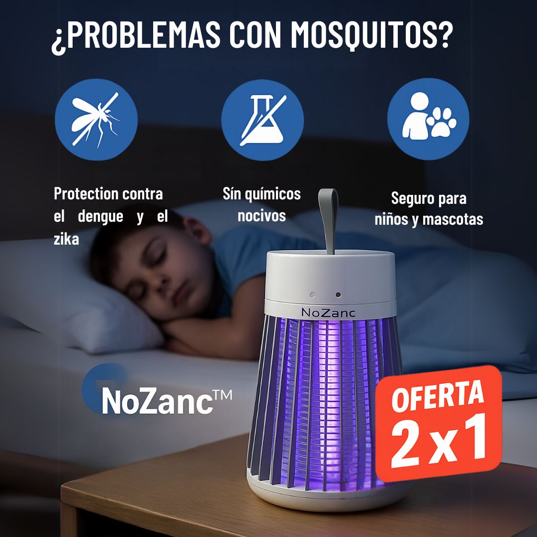 NoZanc™: Luz led mata zancudos