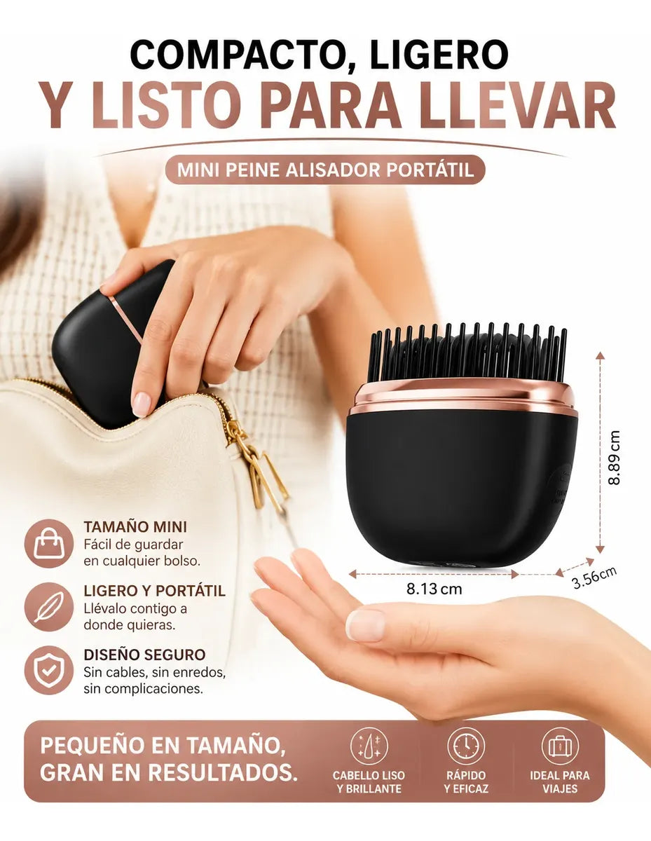 Cepillo portatil alisador
