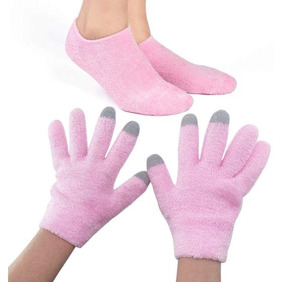 Guantes y medias Hidratantes tipo Spa: gel con Vitamina E y aceites botánicos para manos más suaves, sin complicarte
