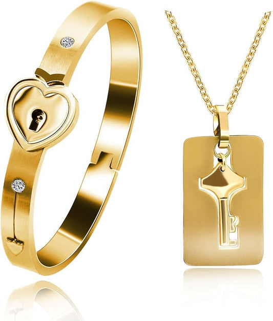 COLLAR + PULSERA AMOR ETERNO