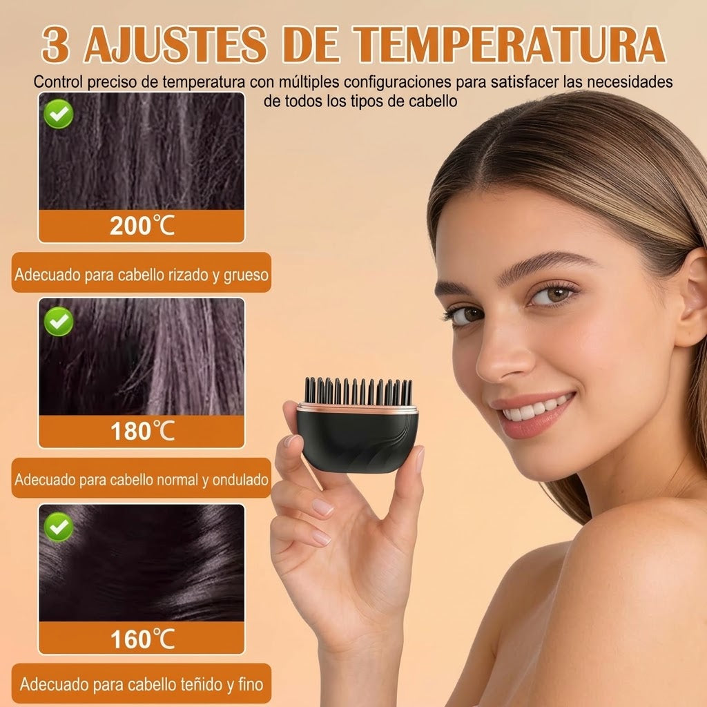 Cepillo portatil alisador