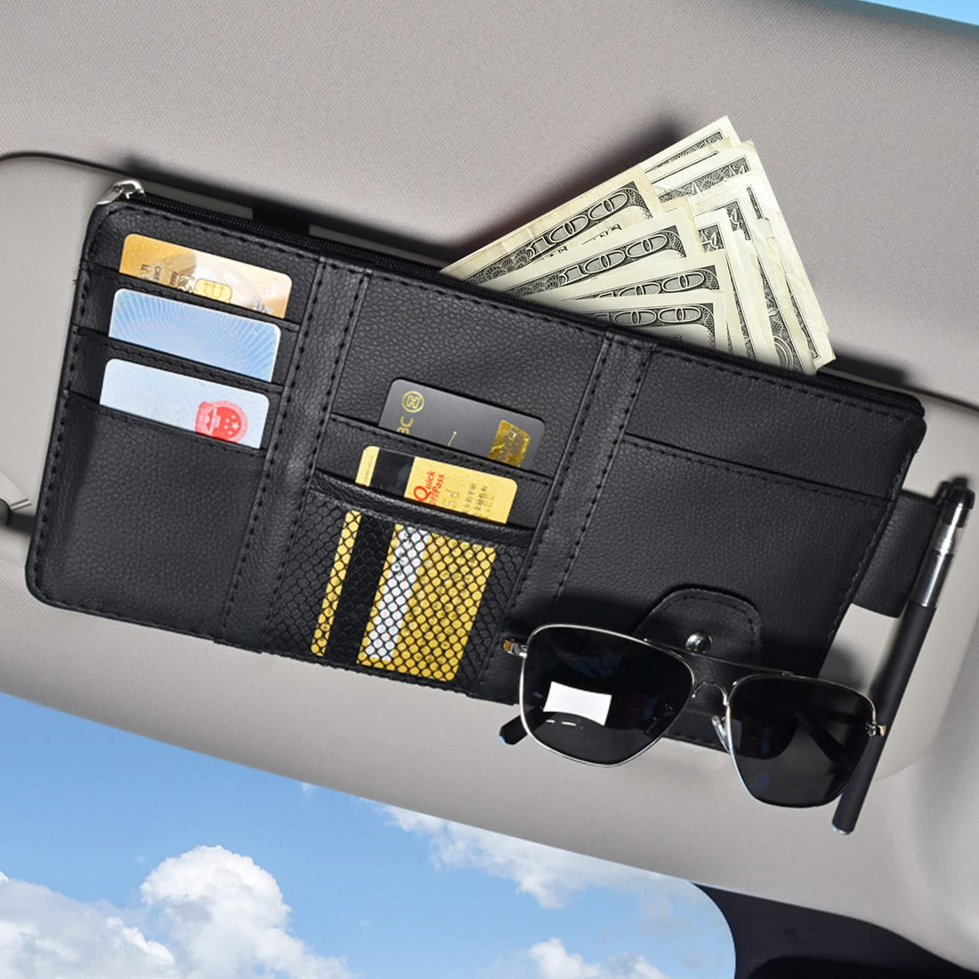 Organizador Para Visera De Carro