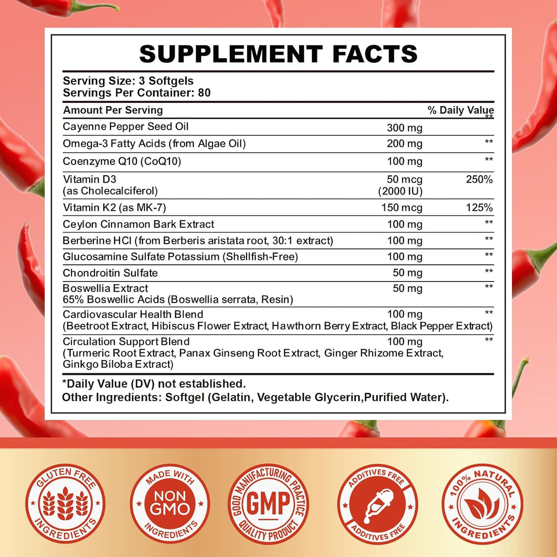 Cayenne Pepper Vivonu X 120 Softgels