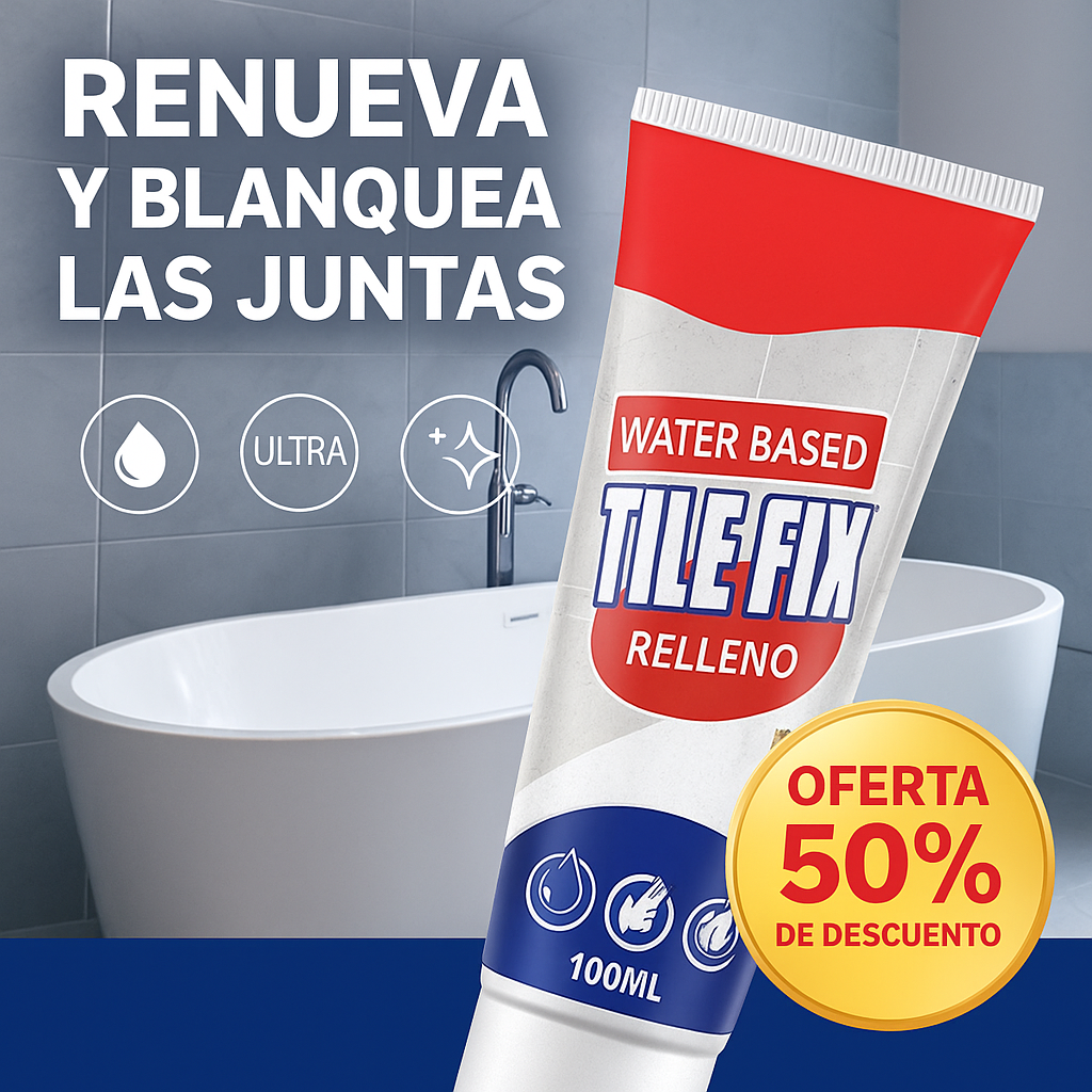 Tile Fix: sellador impermeable para juntas, bordes y reparaciones