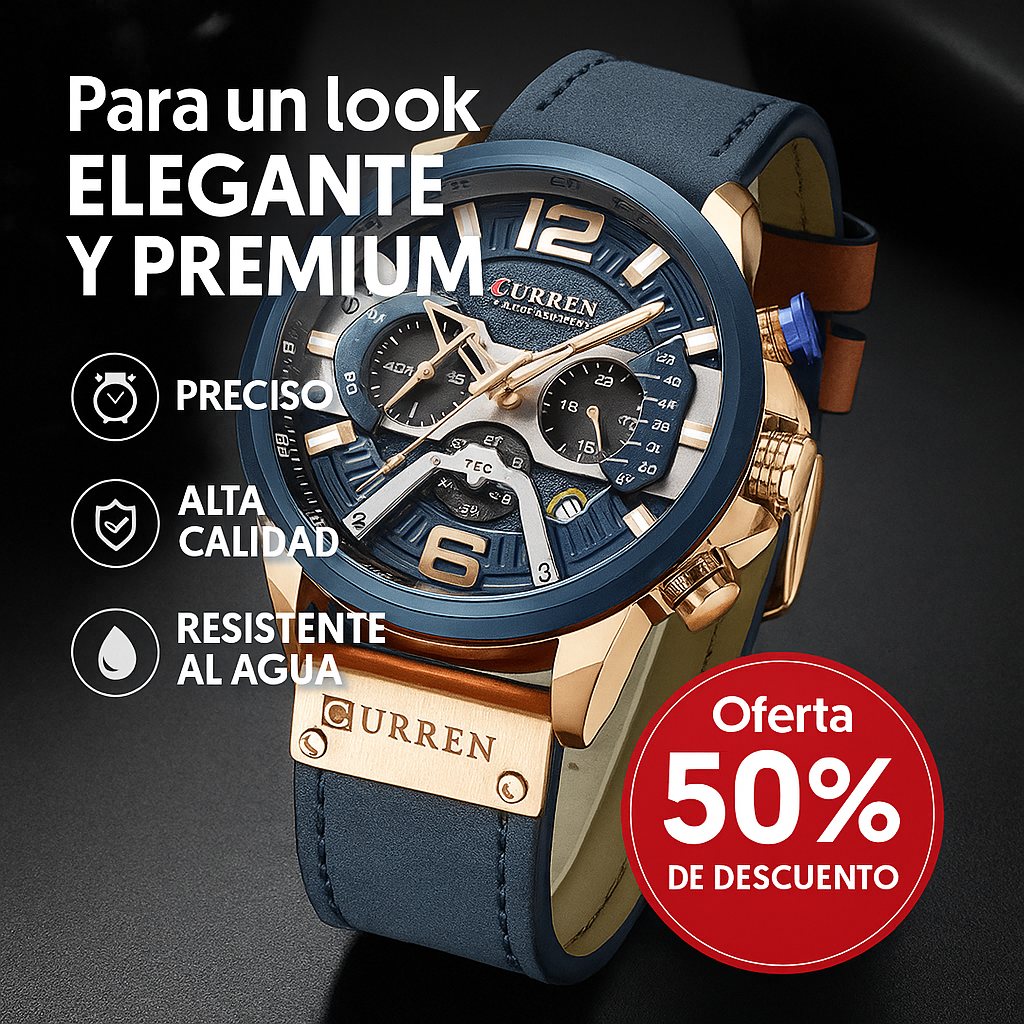 CURREN Apolo™ – Elegancia y precisión en cada segundo