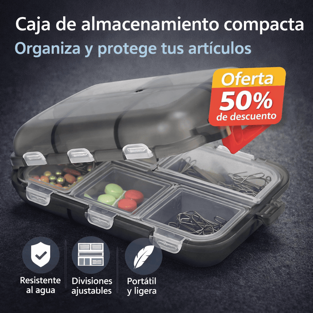 Mini Pastillero Portátil: lleva tus dosis organizadas y seguras en el bolsillo, sin ocupar espacio