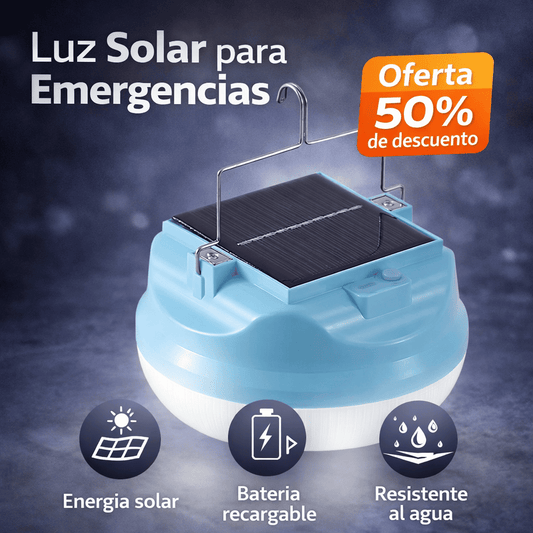 Lampara LED Recargable para Camping – Iluminación Portátil y Confiable Donde Estés