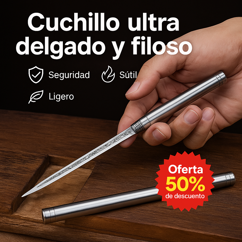 Cuchillo Compacto Premium — Precisión y control en la palma de tu mano