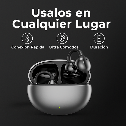 🎧 Auriculares Wireless Clip-On – Comodidad que se Siente, Música que te Acompaña