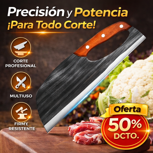 Cuchillo Profesional de Cocina 24CM – Precisión, Potencia y Control en Cada Corte