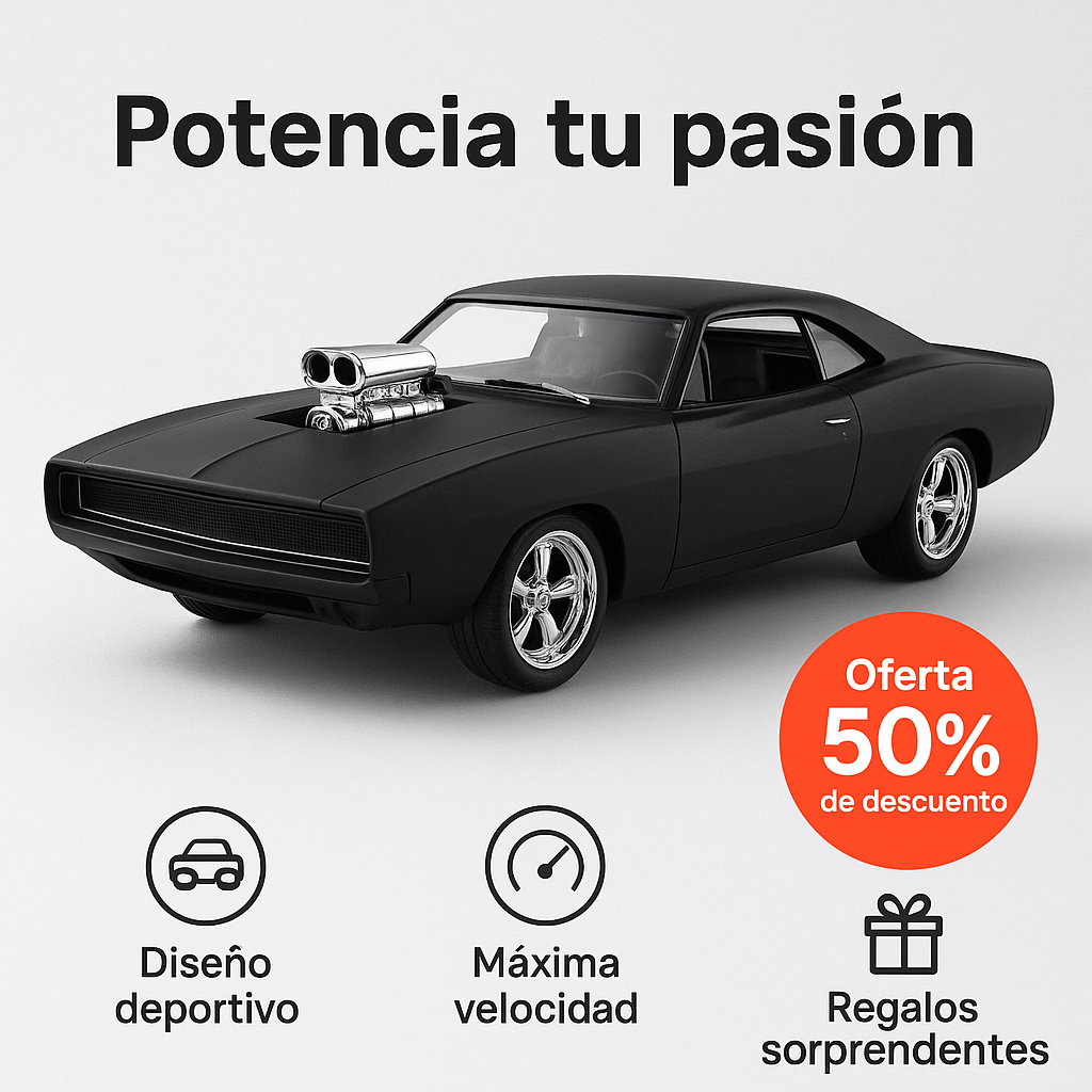 Dodge Charger 1970 control remoto™ – Control total, velocidad y estilo en tus manos