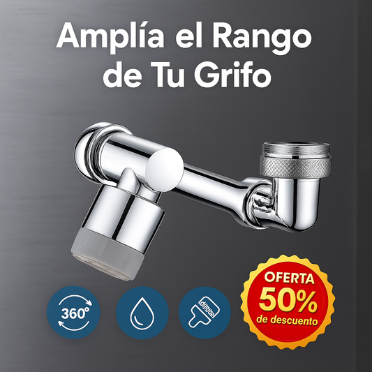 Extensor Giratorio 360° — El toque inteligente que tu cocina o baño necesitaba