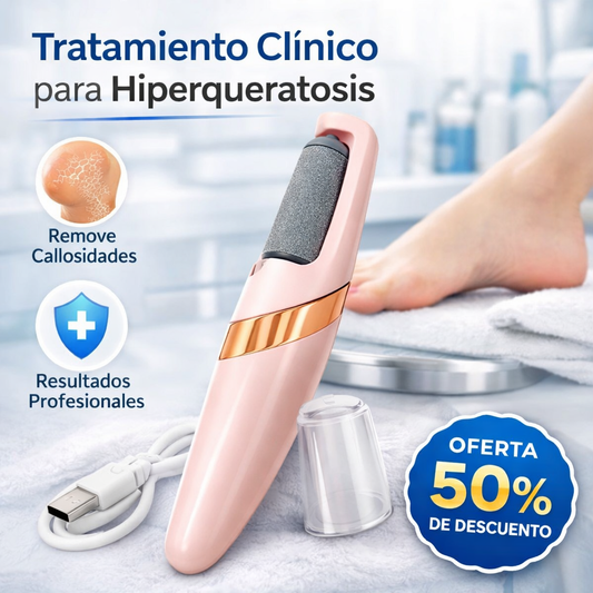 Pulidor Eléctrica para Hiperqueratosis en Pies: reduce piel engrosada superficial