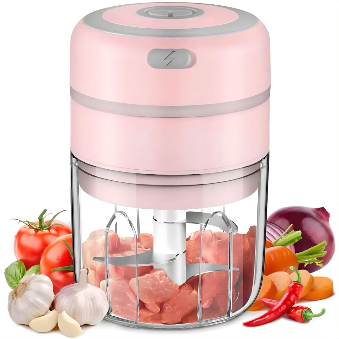 Picador Eléctrico Portátil - Pica tus ingredientes en segundos, sin esfuerzo