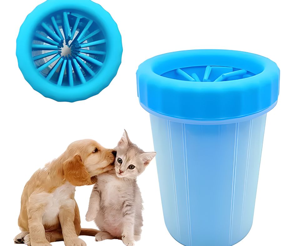 Patas limpias en minutos: Limpiador de Patas para Perros (portátil y fácil de usar)
