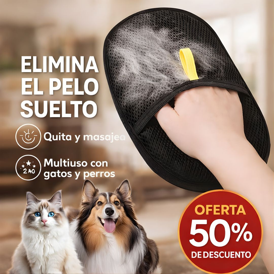Guante Removedor de Pelo™ — Elimina el Pelo de Sofás, Camas y Sillas en Segundos