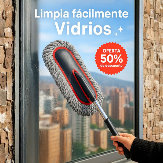 Limpieza de ventanas sin esfuerzo: llega a cada rincón con tu nueva Mopa Extensible