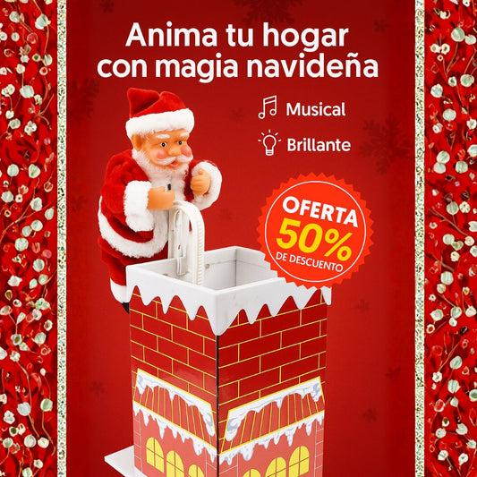 🎅 Santa Trepador™ – Dale vida a tu Navidad con un Santa que sube y baja por tu chimenea