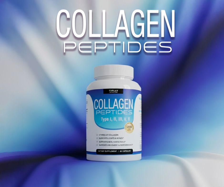 Multi Collagen Peptides: colágeno tipos I, II, III, V y X + Vitamina C, Biotina y Ácido Hialurónico