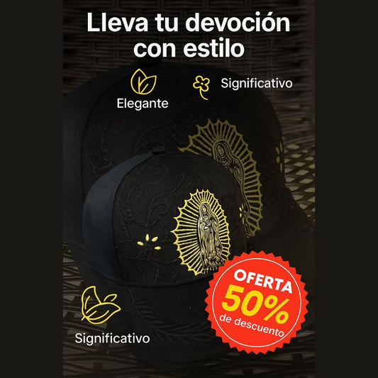 Gorra Premium Guadalupe™ – Estilo, fe y elegancia en una sola pieza