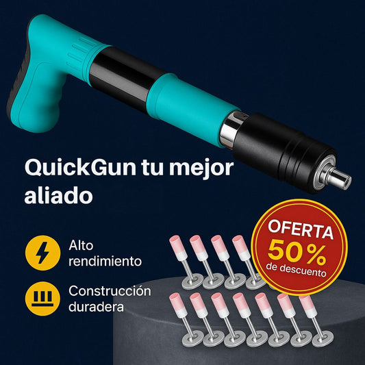 Quick Gun: La herramienta que convierte el trabajo pesado en precisión profesional